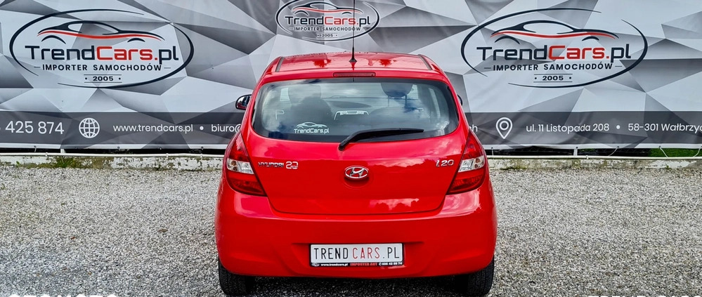 Hyundai i20 cena 19990 przebieg: 154000, rok produkcji 2012 z Wałbrzych małe 407